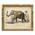 Contemporary Reproduction of Vintage Framed Elephant Giclee Print For Sale