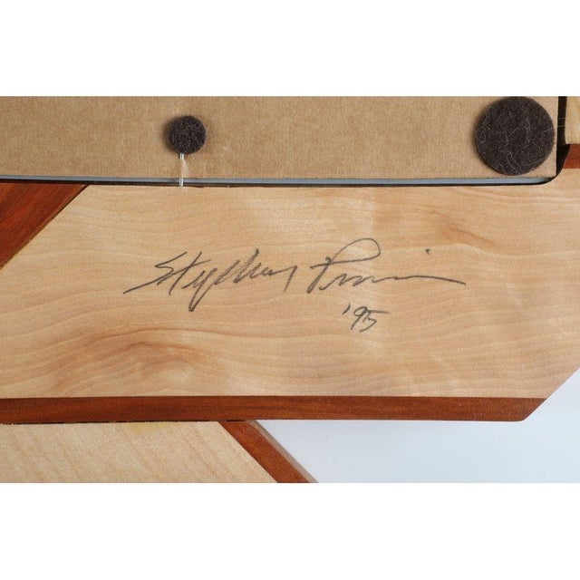 Stephen Perrin Signed Wall Mirror For Sale - Image 4 of 15