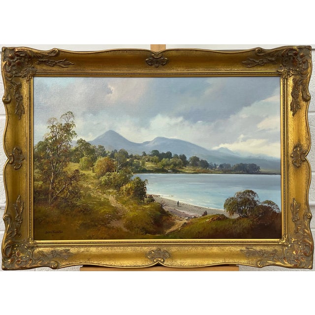 1980s Denis Thornton, Original Post-War Painting of Mournes from Duldrum Ireland by Modern Artist, 1980 Circa For Sale - Image 5 of 13