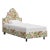 Red from Scalamandre crafted by Cloth & Company Geneva Twin Platform Bed, Pink Tropical Flora For Sale