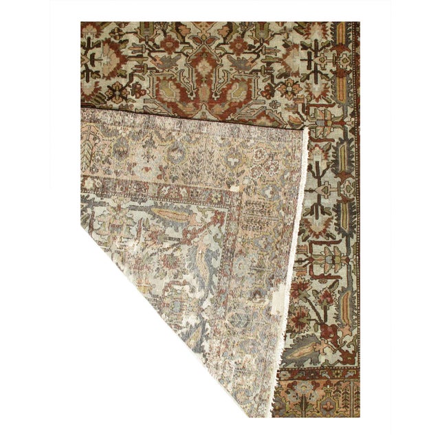 Pasargad DC Handknotted Antique Bakhtiari Rug For Sale - Image 4 of 5