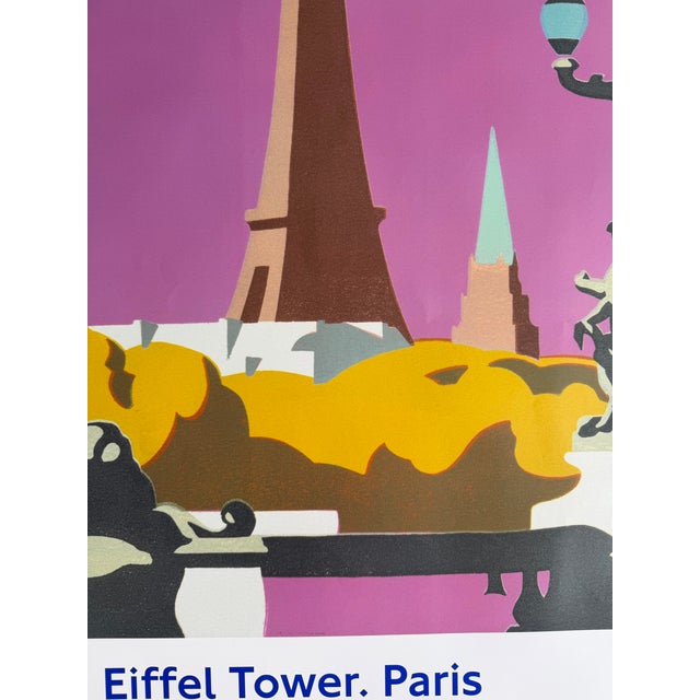 Paul Catherall, Eiffel Tower, Paris, Copyright TfL 2008, Printed in Uk For Sale - Image 9 of 15
