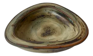 Glazed Stoneware Dish by Bode Willumsen for Royal Copenhagen, 1940s