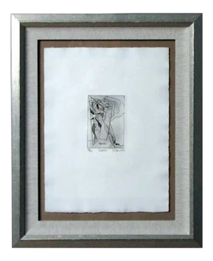 Modern Stanley Hayter Etching W/Archival Frame