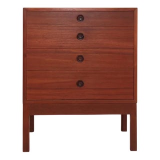 Teak Chest of Drawers by Borge Mogensen for Karl Andersson and Son, 1950s For Sale