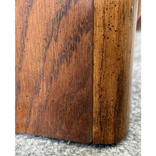 Mid-Century Oak Nightstand For Sale - Image 9 of 11
