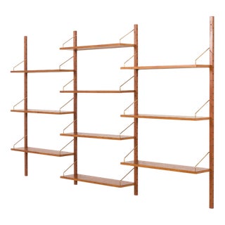 Mid-Century Danish Teak Shelving Unit, 1970s For Sale