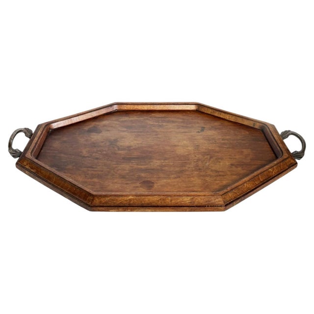 20th Century Wooden and Metal Tray, France For Sale - Image 12 of 12