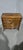 A very fine oak lined Georgian style serpentine mahogany chest of four drawers by Maples, brass swan necked handles,...