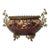 Late 19th Century French Majolica Jardinière With Bronze Dragon Handles For Sale