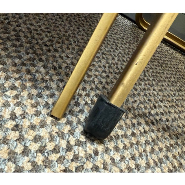 Goldenrod Pair of Vintage Gold Velvet Folding Bridge Chairs For Sale - Image 8 of 9