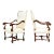 Pair of Louis XIV Style Armchairs Hand Carved Walnut Wood, France For Sale