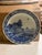 Mid-Century Modern Vintage Large Boch Delfts Blue White Wall Charger Plate 15.5" Dutch Windmill For Sale - Image 3 of 3