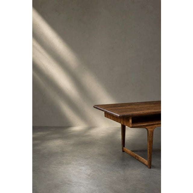 Mid-Century Modern Danish Rosewood Coffee Table with Shelf, 1960s For Sale - Image 13 of 18