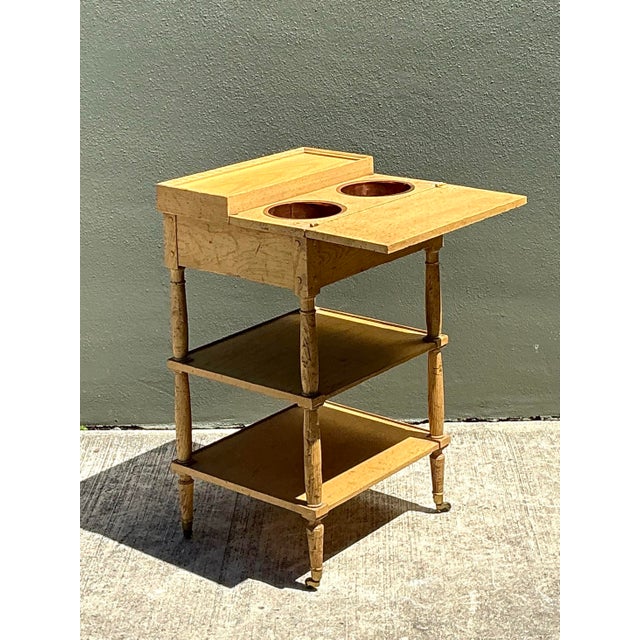 Vintage Baker Flip Top Wine Caddy For Sale - Image 10 of 12