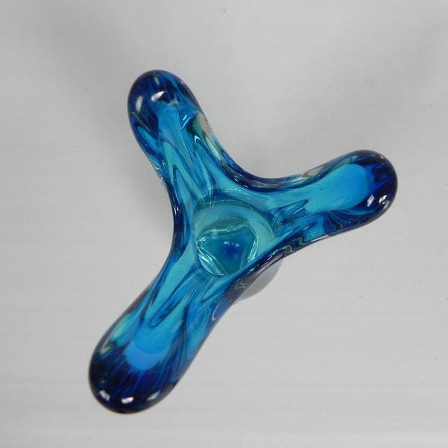 Vintage Glass Vase from Val St. Lambert, 1950s For Sale - Image 10 of 15