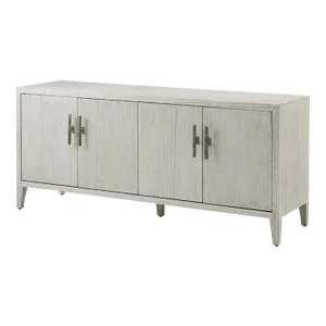 Modern Coastal Entertainment Cabinet