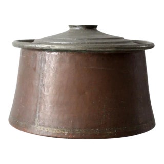 Antique Copper Pot For Sale