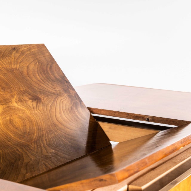 Vintage Rectangular Extendable Halabala Dining Table from Up Zavody, 1950s For Sale - Image 4 of 17