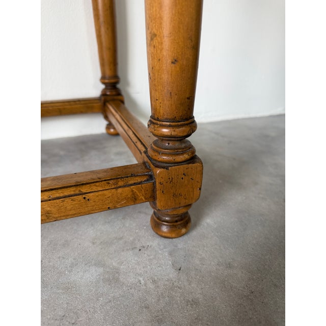 Vintage Mediterranean Spanish Colonial Style Three-Drawer Console Table For Sale - Image 16 of 18