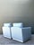 Early 21st Century Vintage Bassett Swivel Club Chairs - A Pair For Sale - Image 5 of 12