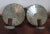 American Vintage Colonial Revival Round Mirrored Tole Tin Sconces Electrified - A Pair For Sale - Image 3 of 10