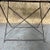 Vintage French Rectangular Metal Folding Dining Table, 1950s For Sale - Image 3 of 4
