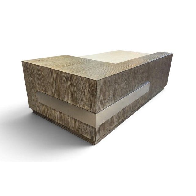 Wood Bernhardt Interiors Ellis Sculptural Cocktail Table For Sale - Image 7 of 14