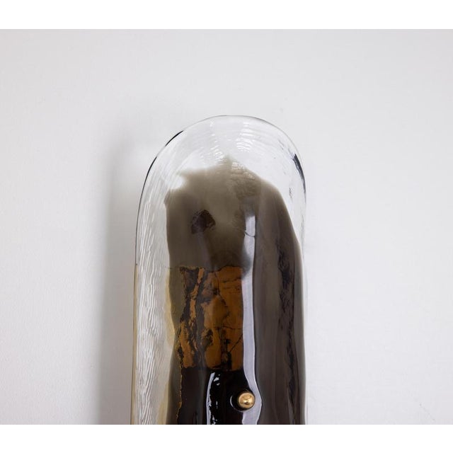 Large Murano Glass and Brass Wall Light from Kalmar, Austria, 1960s For Sale - Image 9 of 13