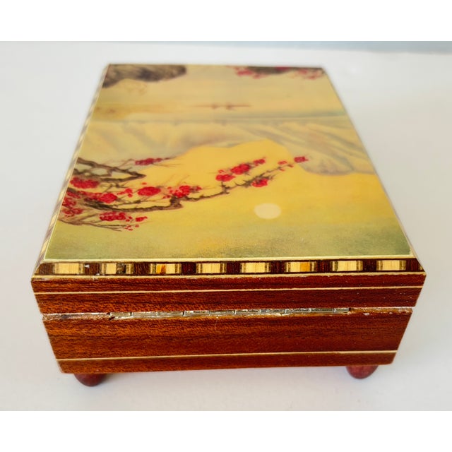 Vintage Japanese Music Box With Swiss Reuge Movement, 1960s For Sale - Image 16 of 16