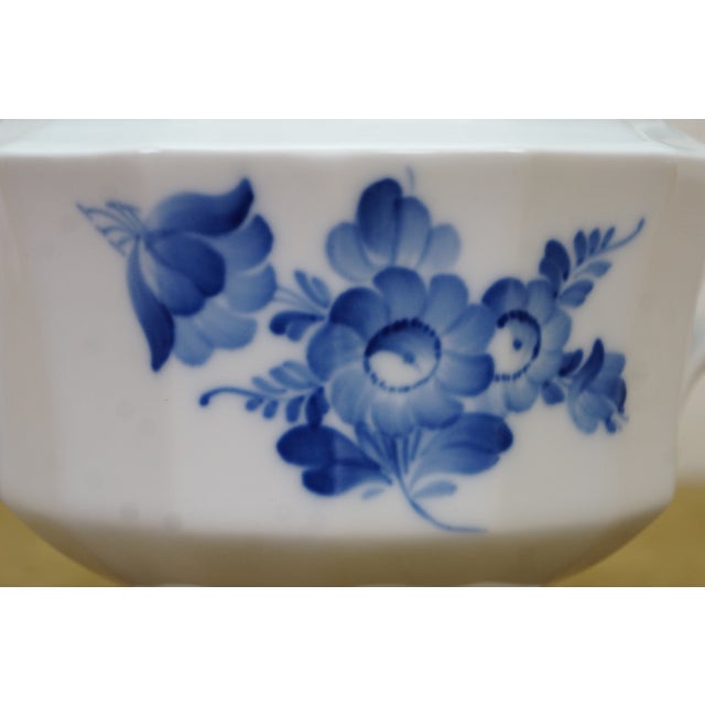 Mid 20th Century Denmark Royal Copenhagen 8503 Blue Flower Teapot Tea Coffee Pot Pitcher 9" For Sale - Image 15 of 15