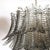 Modernist Hand-Blown Smoked Gray Murano Glass 3-Tier Reeded Feather Chandelier For Sale In New York - Image 6 of 18