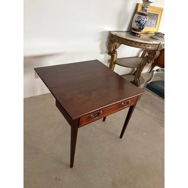 Early 19th Century English Gold Top Side / Games Table For Sale - Image 4 of 7