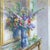 Contemporary American Impressionist Still Life Painting Signed Dan Poole, Circa 1970 For Sale - Image 3 of 8