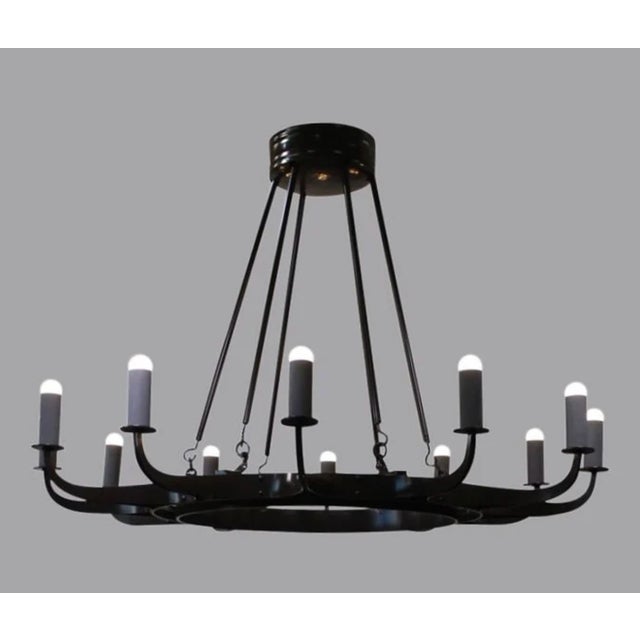 2020s Lucca Studio Sebastian Chandelier 12 Light For Sale - Image 5 of 7