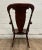 Brown Vintage Art Nouveau Style Carved Rocking Chair For Sale - Image 8 of 10