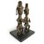 Boho Chic Early 20th Century Bronze Ogboni Edan Staff Figures For Sale - Image 3 of 7