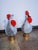 Vintage Rooster and Hen Lamps in Glass, 1980s, Set of 2 For Sale - Image 6 of 10