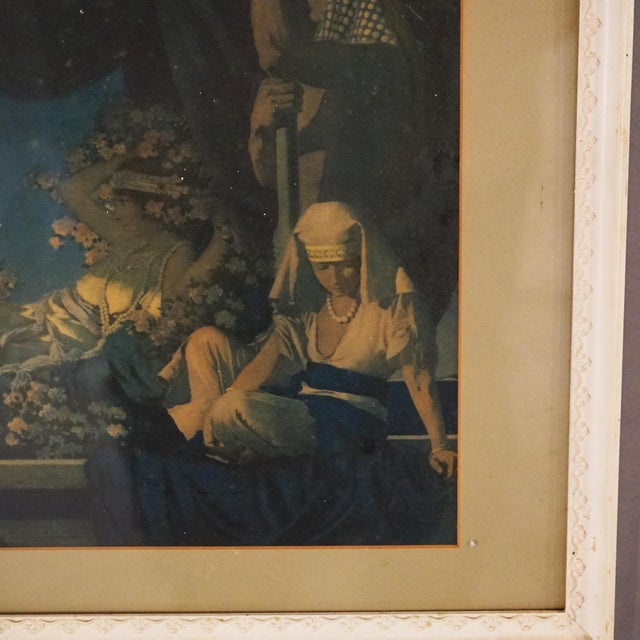 Art Deco Antique Art Deco Maxfield Parrish Print of Cleopatra, Framed, C1920 For Sale - Image 3 of 12