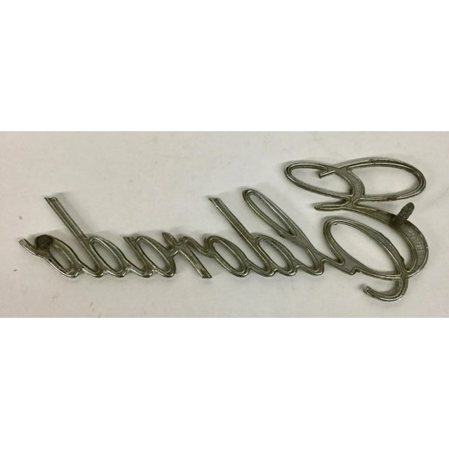 Metal Eldorado Stainless Car Emblem For Sale - Image 7 of 9