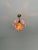 Vintage Murano Glass Ruffled Floral Pendant Light – Pink Swirl & Daisy Shades For Sale - Image 11 of 18