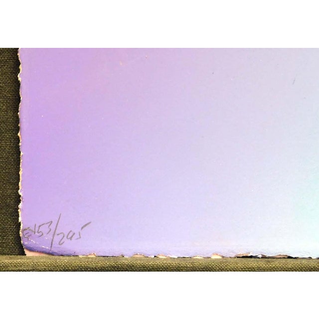 1980s Mark Dickson "Ev" Hand Signed Serigraph Diptych #53 Fine Art Prints For Sale - Image 4 of 7