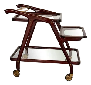 Mid-Century Modern Italian Serving Cart, 1960s