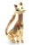 Mid 20th Century Tiffany & Co. Yellow Gold Emerald Cat Pin Brooch For Sale - Image 10 of 11