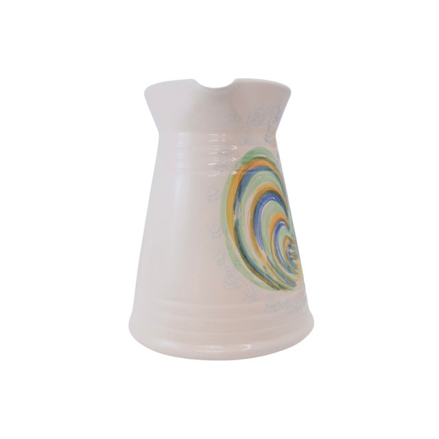 Farmhouse Vietri Italian Ceramic Rooster 11" Pitcher Vase For Sale - Image 3 of 6