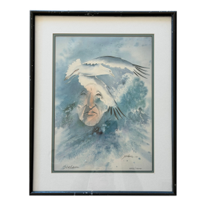 Bert Seabourn Signed Limited Edition Print 456/1000 Native Art 1983