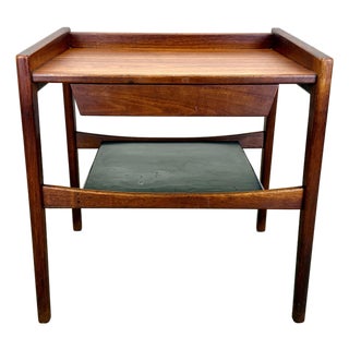 1960’s Mid Century Modern Jens Risom Walnut Nightstand For Sale
