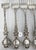 Alvin Corporation Late 19th Century Devil or Jester Face Decorated Sterling Silver Dinner Forks - Set of 6 For Sale - Image 4 of 11