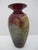 Michael Nourot Red Satin Series Gold Leaf Art Glass Vase MC 94 94 Pu For Sale - Image 4 of 10