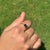 Bezel Set 1.07ct Octagon Blue Sapphire Solitaire Ring Size 5 in 14k Yellow Gold For Sale In New York - Image 6 of 15